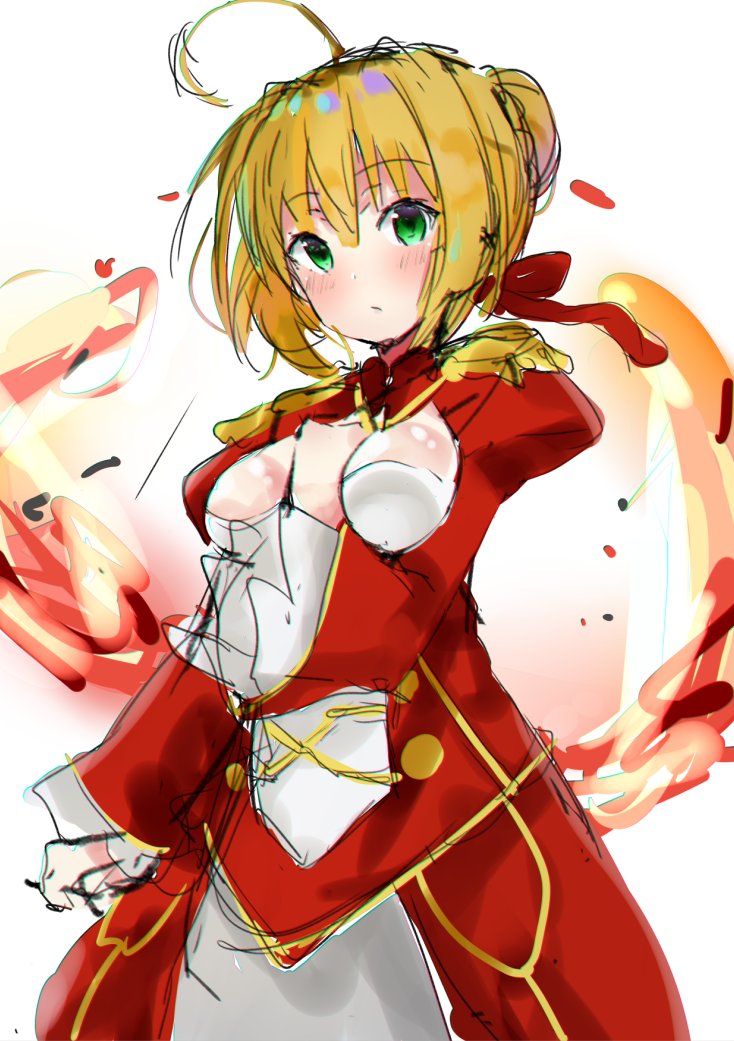 ネロ・クラウディウス(Fate) ,赤セイバー 「上げ直しワンドロネロ 」|Yのイラスト