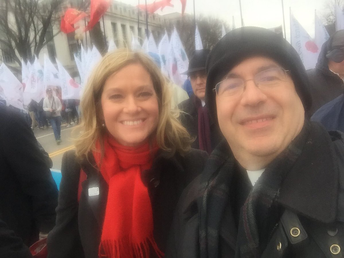 frfrankpavone's tweet photo. Marching at the front of the March for Life in DC with March for Life President Jeanne Mancini https://t.co/SWM89cZBEZ
