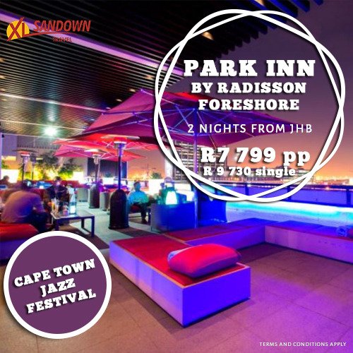 SandownTravel's tweet photo. Book your stay at the Park Inn by Radisson Foreshore at exclusive rates. Ts&amp;Cs apply. Contact conceptstore@sandowntravel.co.za to book. https://t.co/e3fYjK1cNQ
