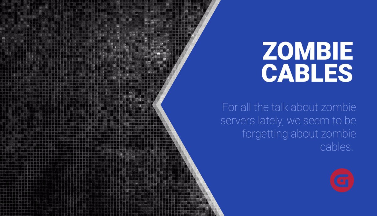 netterrain's tweet photo. Got a problem with Zombie Cables? You need to read this post from the blog vault! 
https://t.co/JDfJni54Dc #zombieservers #datacenter #dcim https://t.co/VUdWpn1Z0S