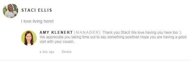 Amy_E_K's tweet photo. Thank you for such amazing positive feedback! We love all our residents at @CamdenTuscany https://t.co/WkJCMCdWsJ