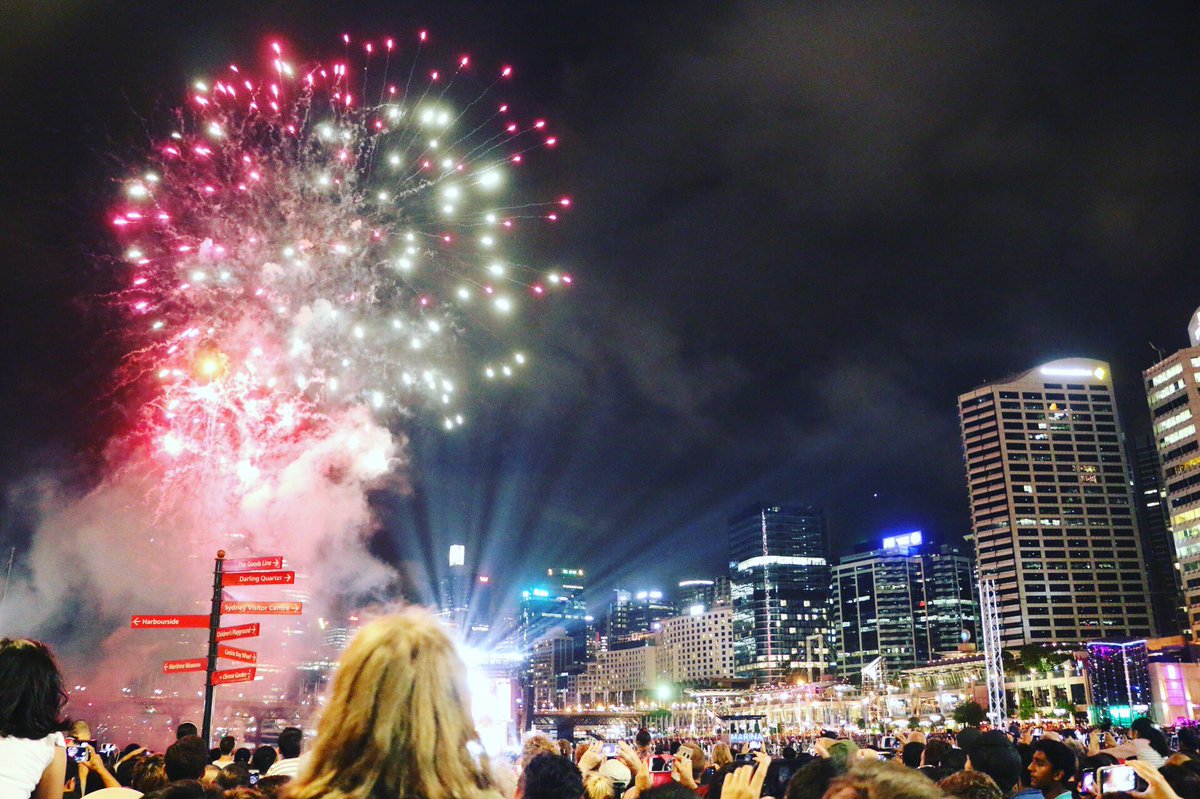 EmilyCardus's tweet image. It's always fun and games in Sydney #sydfest #glitterbox #fireworks #houseofmirrors