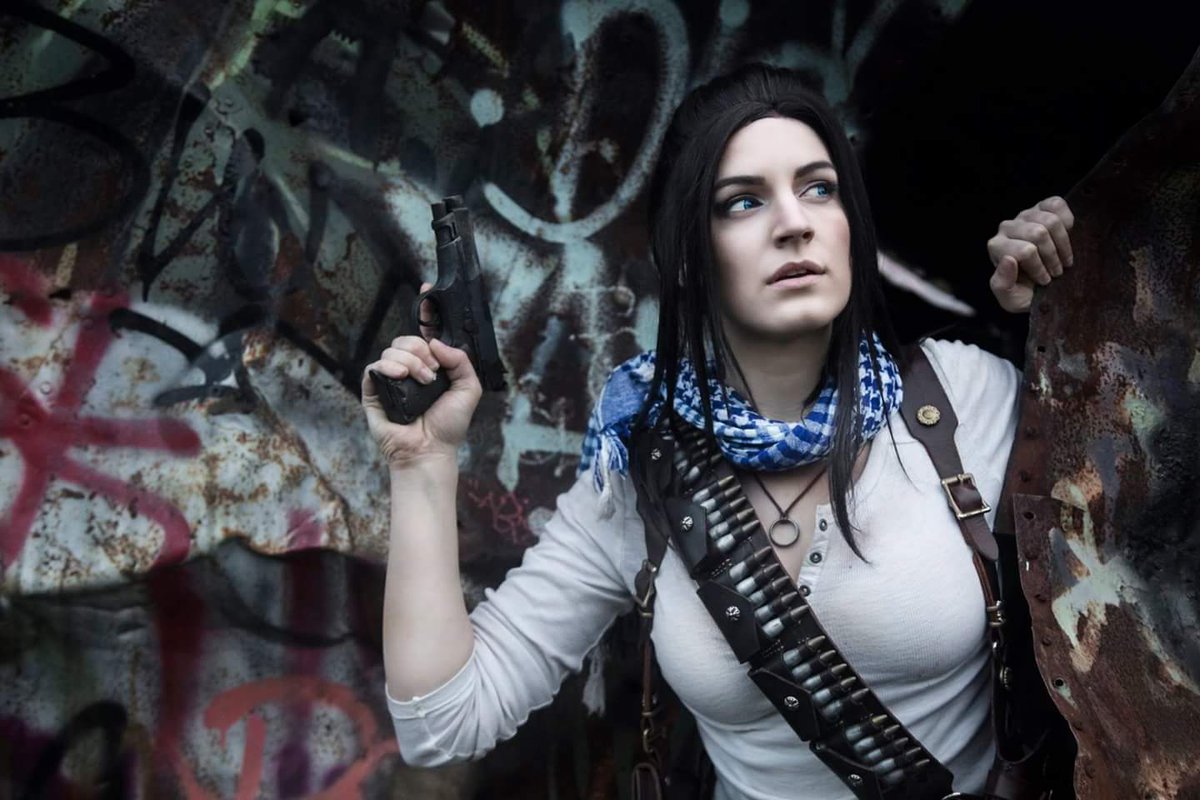 VertVixen's tweet photo. Another new shot of Fem #NathanDrake from my shoot with @FlipCassidy <3 love the feeling of this so much! Leather by @uncharted_leather https://t.co/Q9mkuO2tsQ
