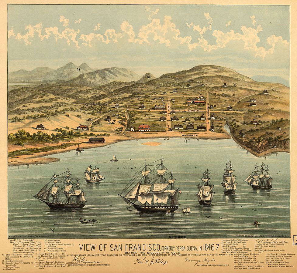 Wikipedia's tweet photo. This day in 1847: Yerba Buena, California, was renamed San Francisco. https://t.co/5lN5MuOVRl https://t.co/Y9NpvjeH3R