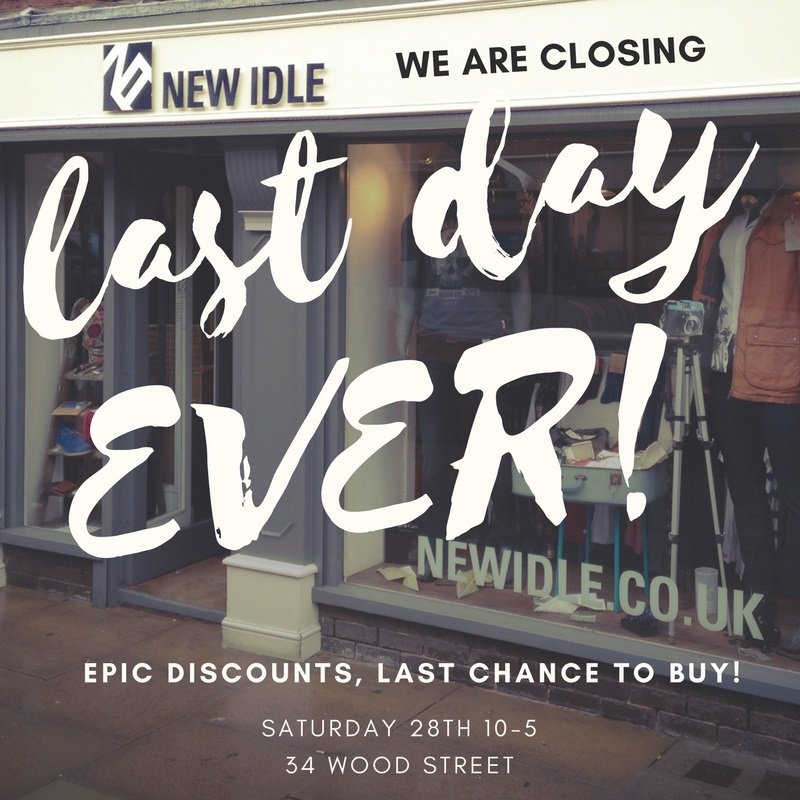 newidle's tweet photo. LAST DAY EVER @newidle EPIC SALE, LAST CHANCE TO BUY!!! 10-5!!! GRAB YOURSELF A BARGAIN!!! https://t.co/iriJFY6cMq