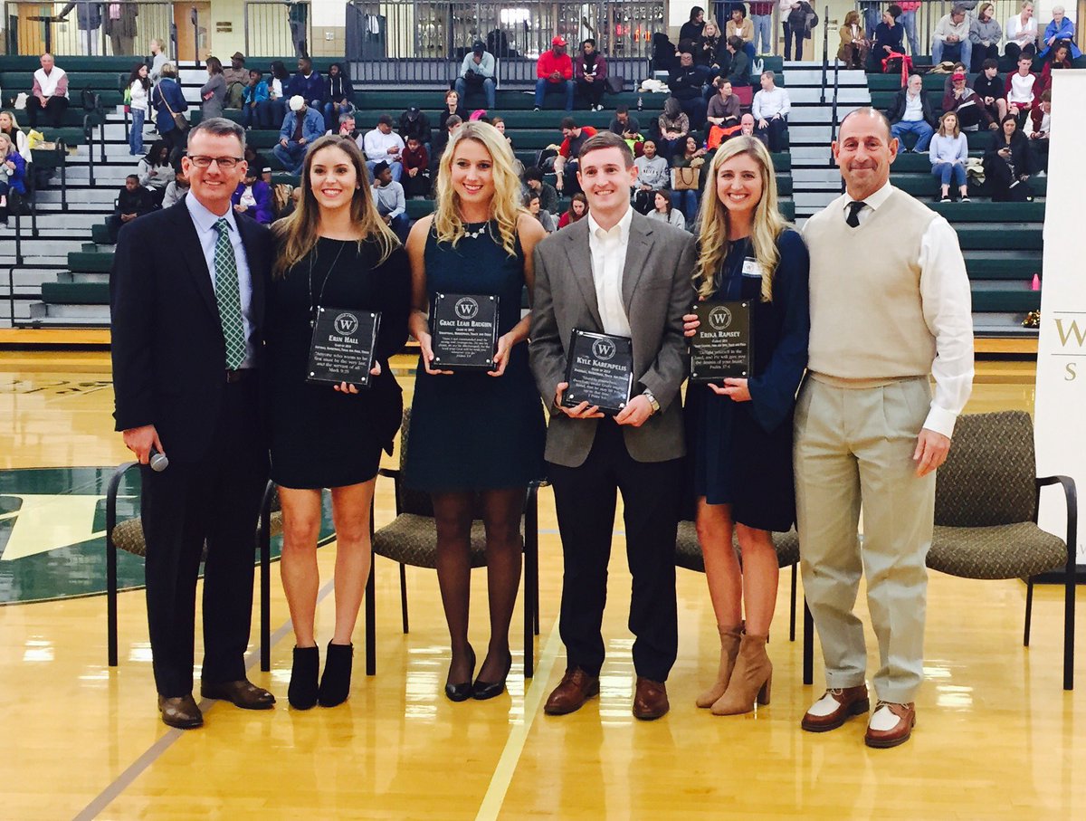 Congrats to 2017 Circle of Honor inductees - Erin Hall ('10), Grace Leah Baughn ('11), Kyle Karempelis ('11) &amp; Erika Ramsey ('11).