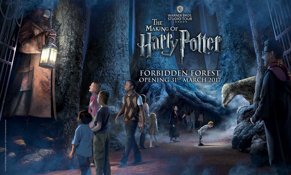 The #ForbiddenForest is strictly off-limits...for now! #FollowTheSpiders to our new expansion opening 31 March 2017: wbstudiotour.co.uk/forbidden-fore…