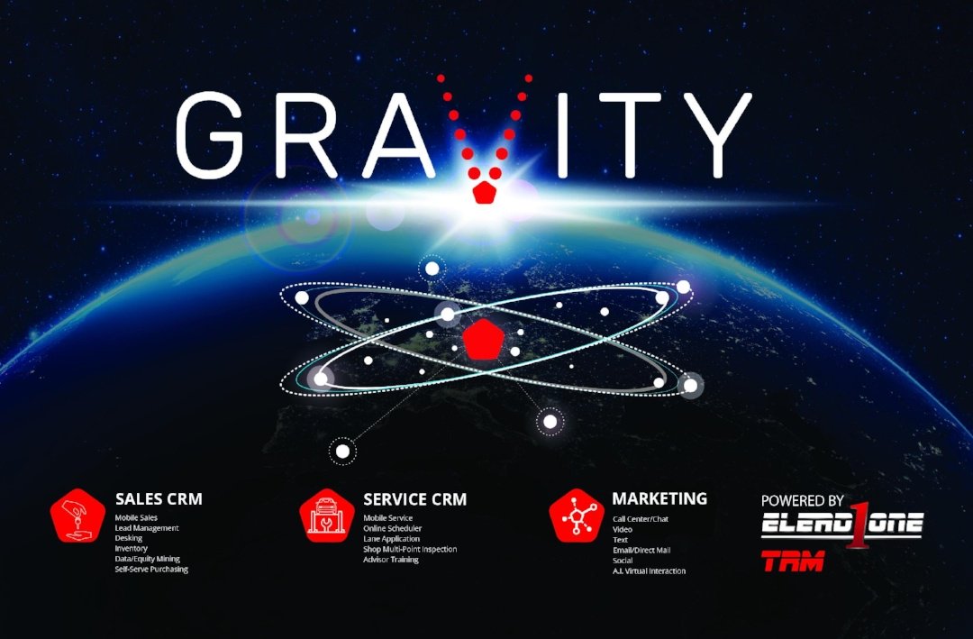 ridgline's tweet photo. More chances to explore the force that brings unlimited possibilities to your #dealership. #DemoGravity at @eleadcrm #NADA100 4019 tomorrow! https://t.co/aY4TvfqmAQ
