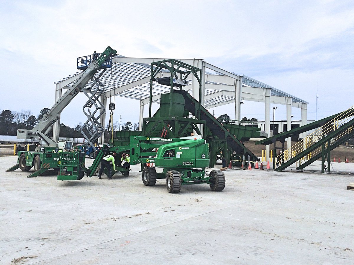 MetalTechSys's tweet image. Pitt County C&amp;amp;D Recycling System Gallery