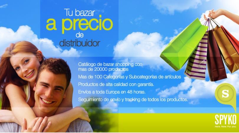 Spykoapp's tweet photo. En unos días Bazar Spyko:
-> + de 20000 artículos
-> Envíos a toda Europa en 48h.
-> + de 100 Categorías
-> Seguimiento y Tracking https://t.co/gST9Xpyk1o