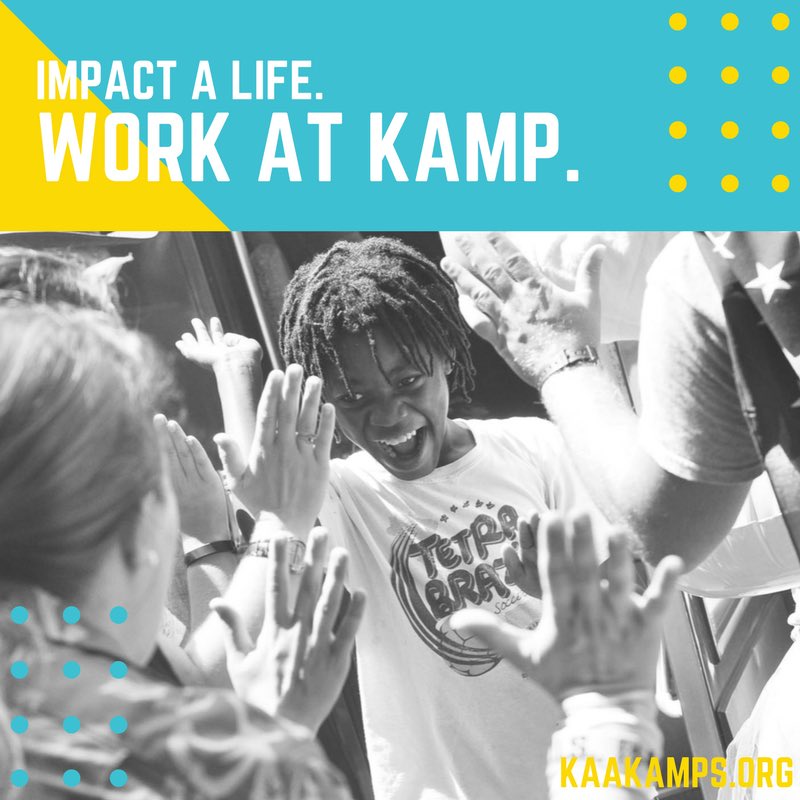 KAAKamps's tweet photo. The deadline to apply for Summer 2017 Staff is quickly approaching! Spread the word! Apply now! #WORKATKAMP #KAAUKNOW https://t.co/JeGTfRsMEW