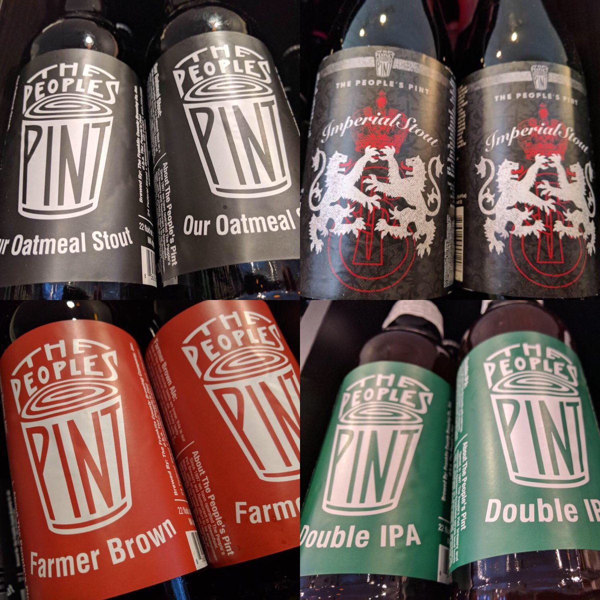 Our epic delivery week concludes with this all new stash of <a href="/thepeoplespint/">The People's Pint</a>! We are loving the new Imperial Stout-grab it while we have it!