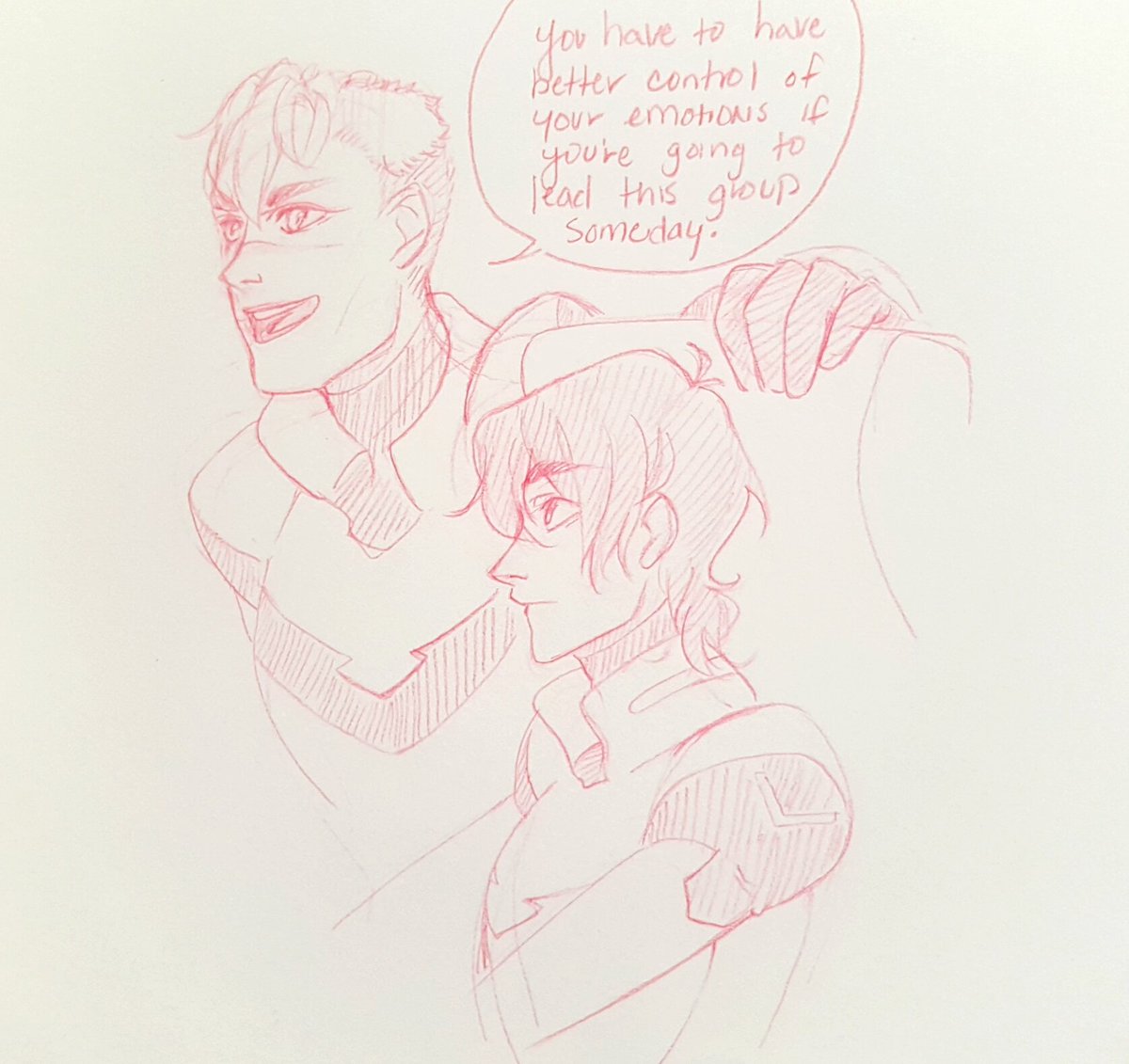This is what I wished he said instead. #keith #shiro #voltron 