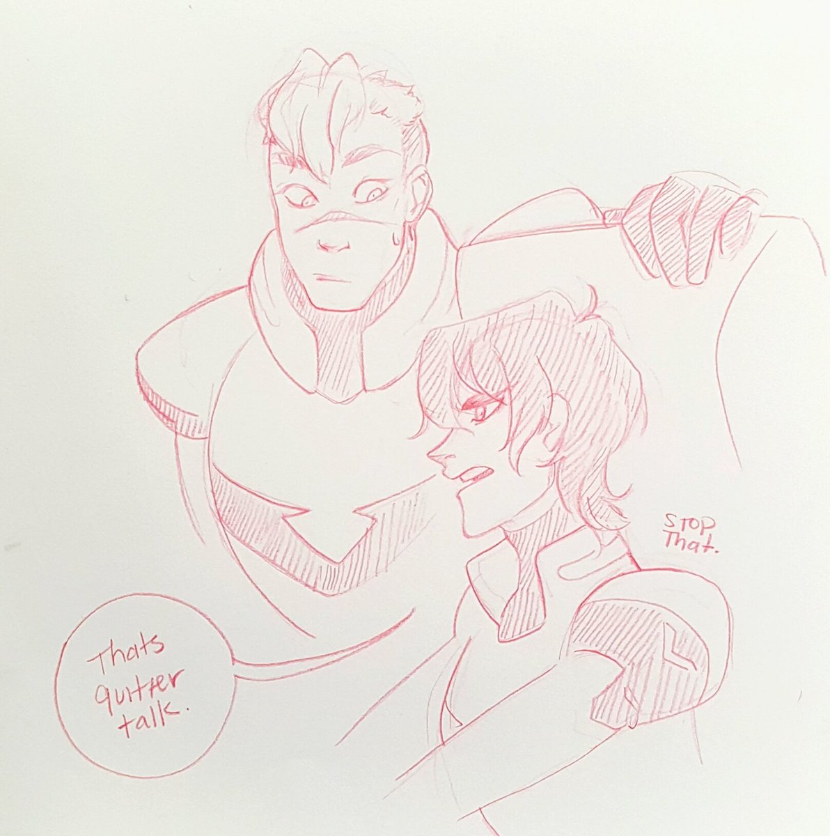 This is what I wished he said instead. #keith #shiro #voltron 