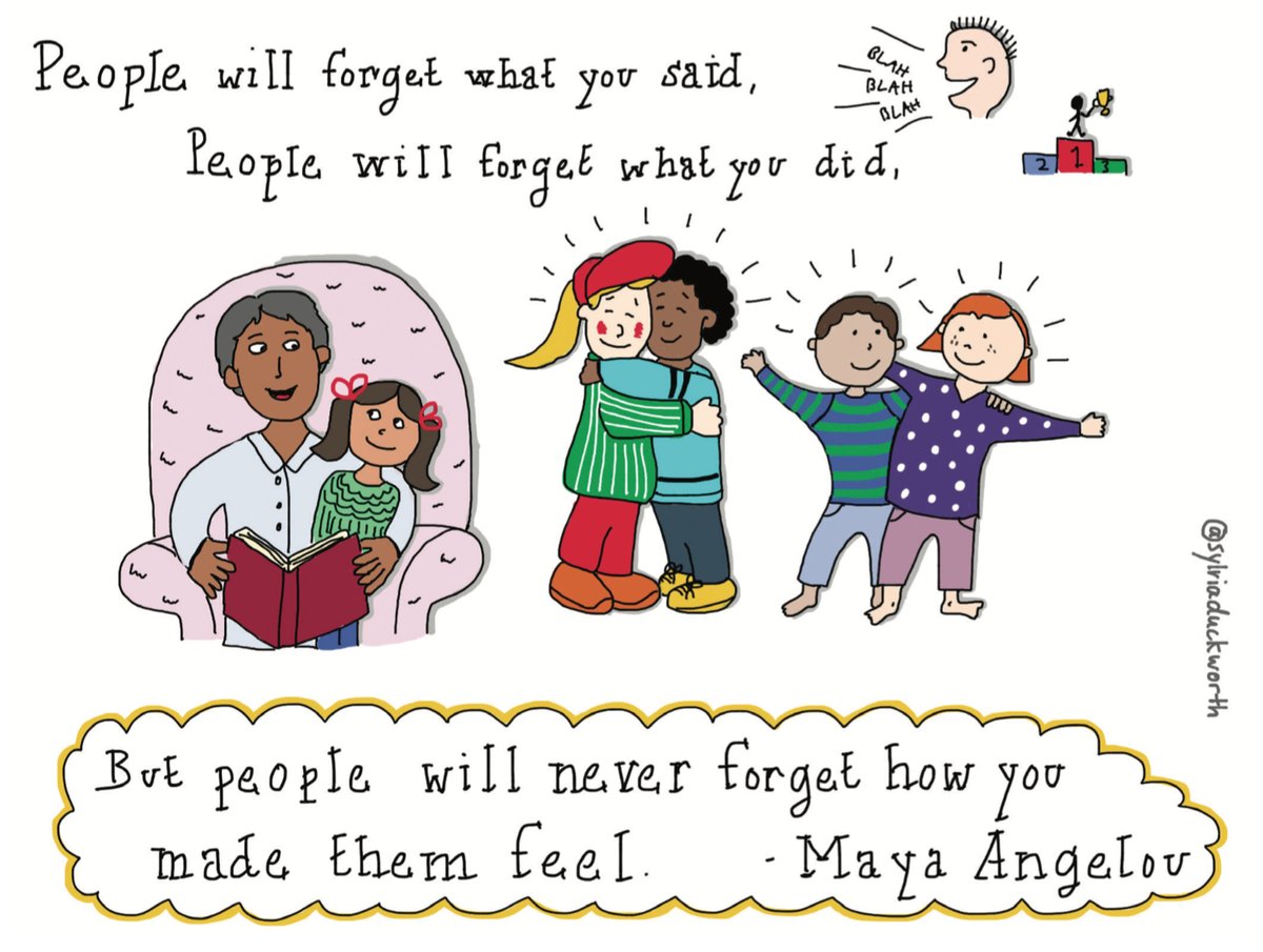 This is one of my favourite quotes from my heroine, Maya Angelou...

#sltchat #ukedchat