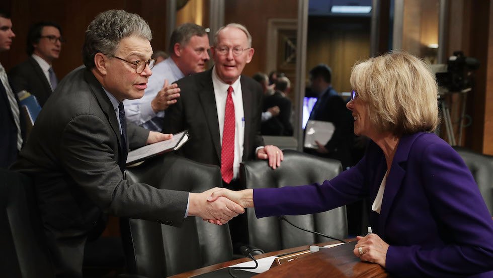 Franken: No Dems will vote to confirm DeVos for secretary of Education hill.cm/jJEq3jW