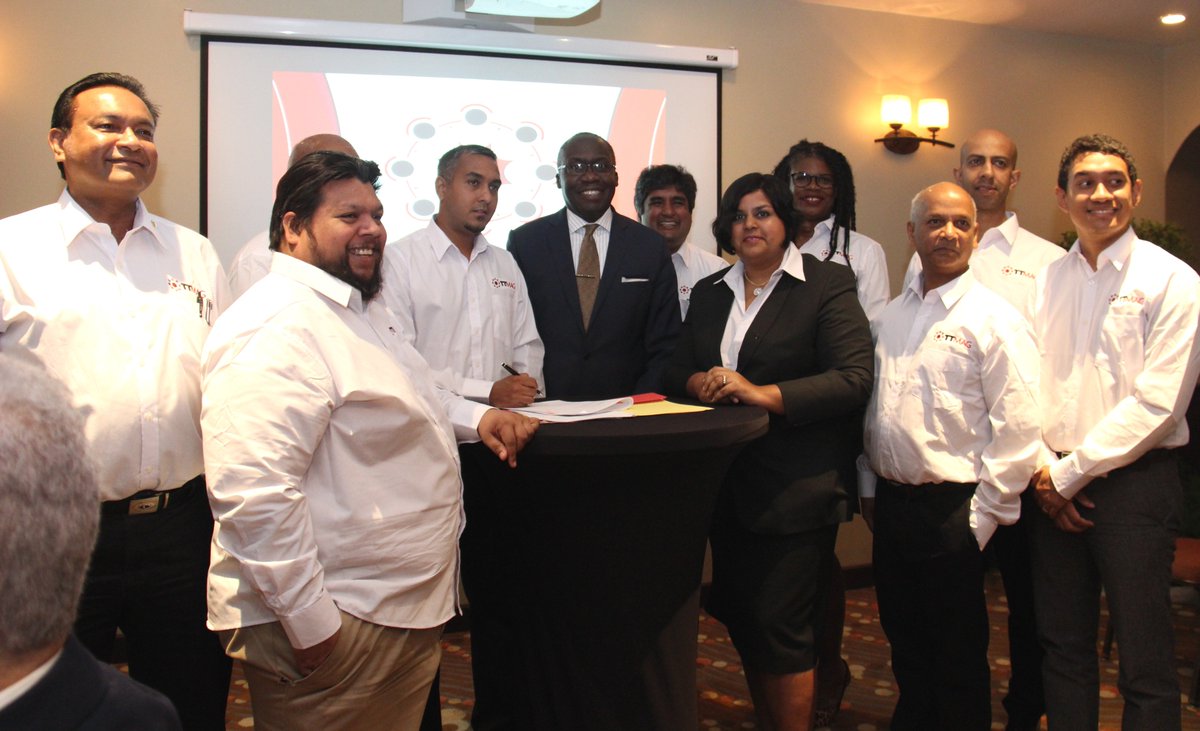 OfficialMPAAITT's tweet photo. Minister @Maxiecuffieb at the launch of @ttmagtt yesterday. TTMAG's multistakeholder approach to managing the .tt domain is laudable. https://t.co/ImsIMs2WeB