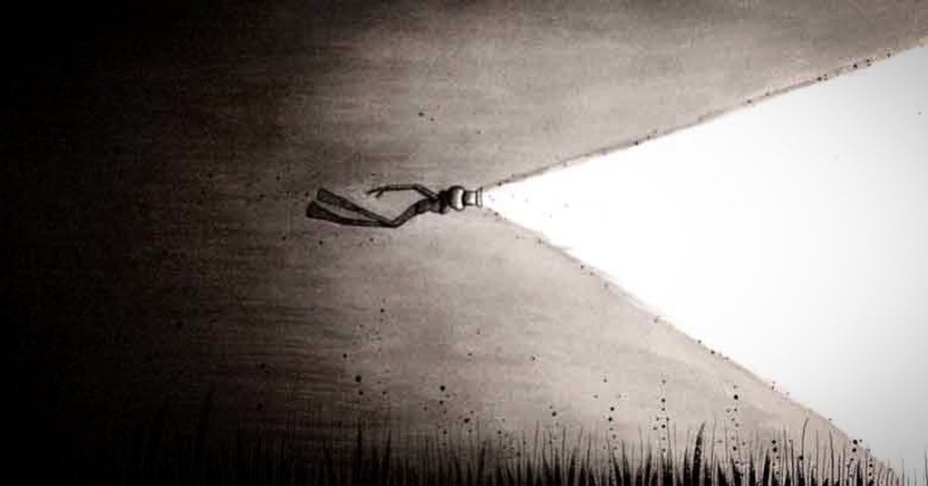 mrtommead's tweet photo. I will never go diving at night #deepsea #diving #penandink https://t.co/NFQPYuEU2N