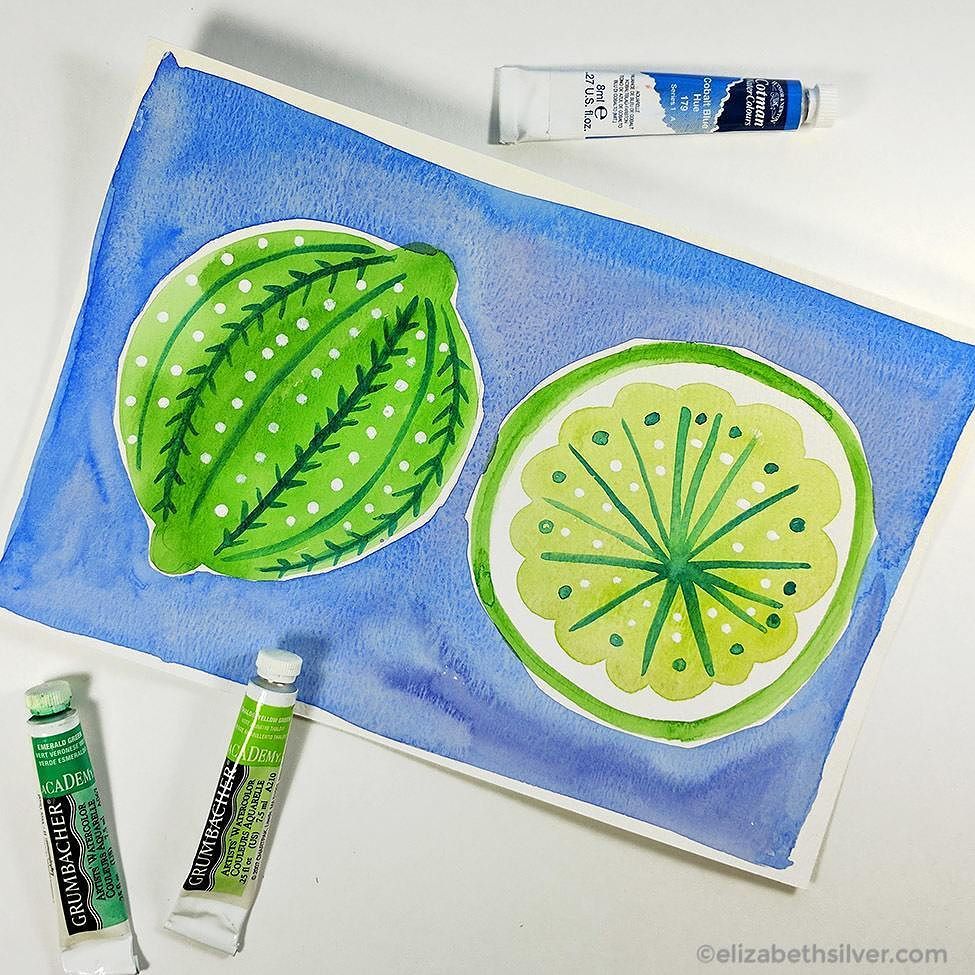 esilverdesign's tweet photo. 17/100: Lime painting
#the100dayproject #100dayproject #100daysofFruit #elizabethsilver #… https://t.co/aPXTsxVaD9 https://t.co/485BtKwxZy
