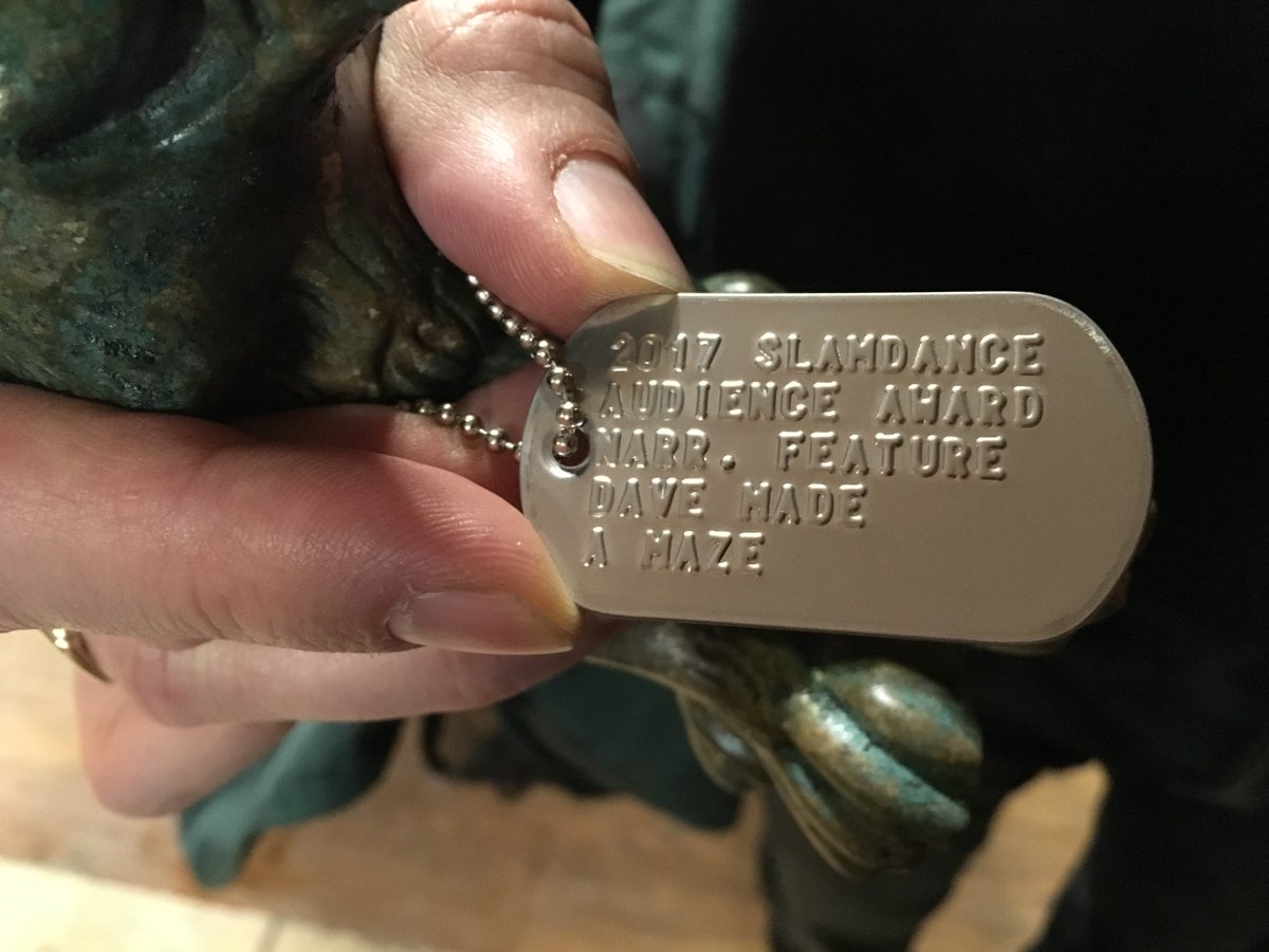 DaveMadeATweet's tweet photo. Dave Made A Maze wins the 2017 @Slamdance Audience Award! 
#davemadeamaze #slamdance2017 #indiefilm #comedy #adventure #horror #slamdance https://t.co/D0IQAAph5w