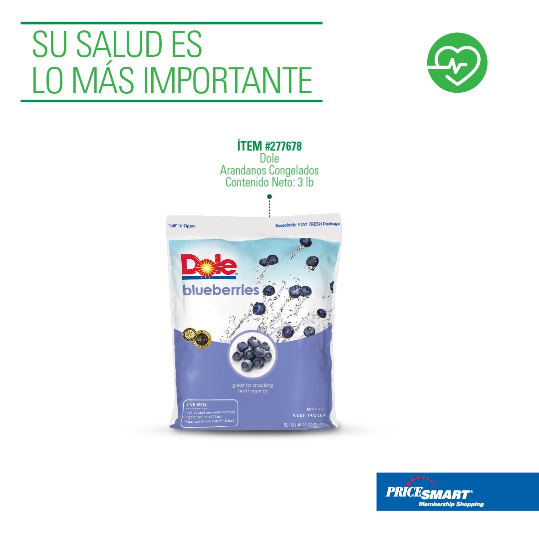 PriceSmartni's tweet photo. ¡Agregue a sus postres caseros deliciosos arándanos!
Conozca el precio aquí: https://t.co/sllqvOVwEr https://t.co/0scJ5kqog6