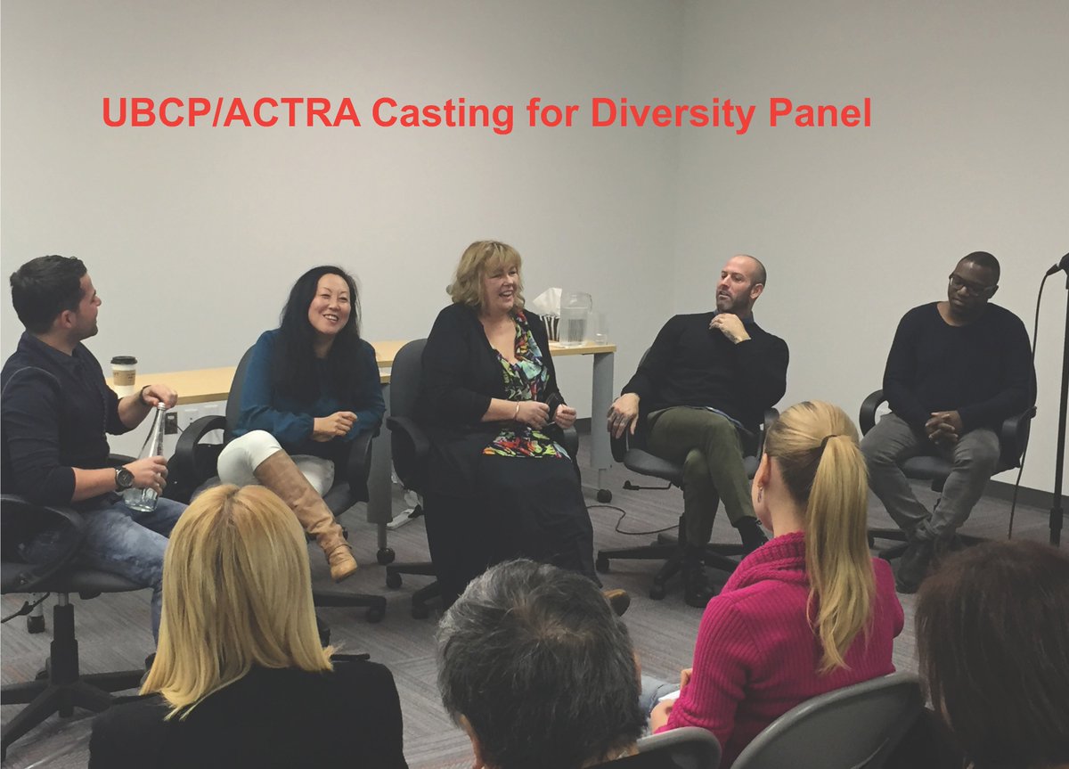 Happening now! Casting for Diversity Panel w/ Seth Yanklewitz (Sr. Casting Exec), Judy Lee, Maureen Webb (Cdn Casting Directors) #diversity