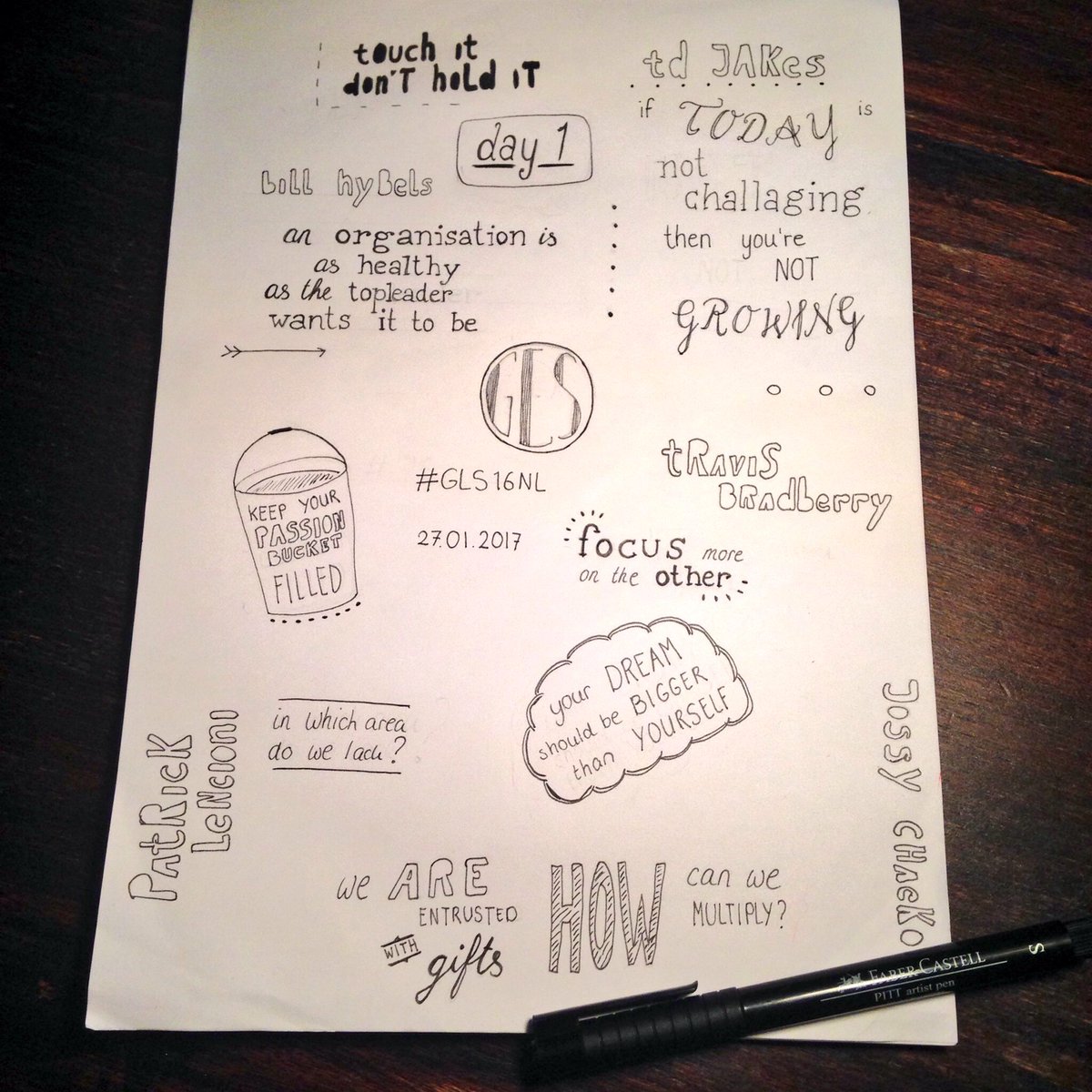 Had such an inspiring day at GLS #GLS16NL #GLS16 #handlettering