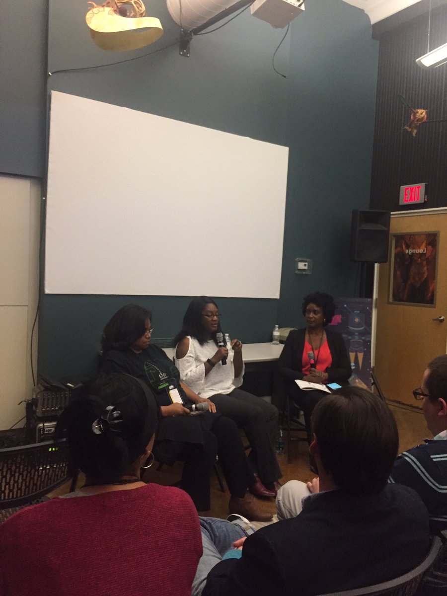 PI_Bentley's tweet photo. Diversity in Tech panel @ #Geekend #techsav https://t.co/NoOH6YMEp6
