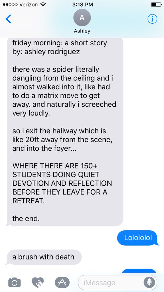 TGIF daughter to dad morning text