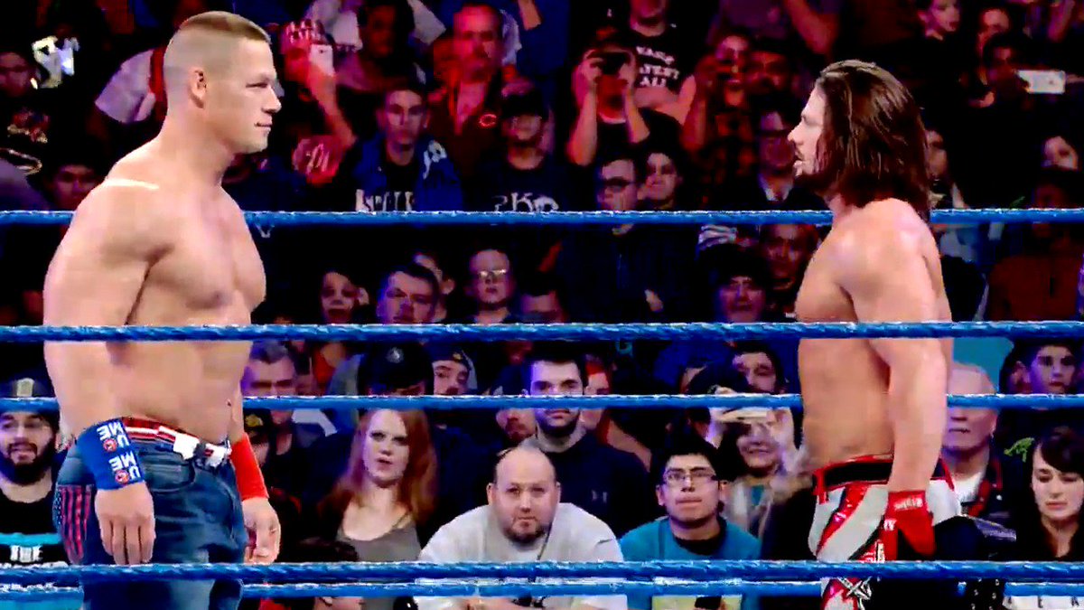 Only TWO DAYS until an epic rematch #RoyalRumble. Will history be made? See it on #CenaVsStyles