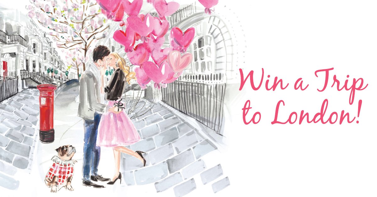 Win a Romantic Trip to London for Two!
Enter Now > bit.ly/2klz5xc