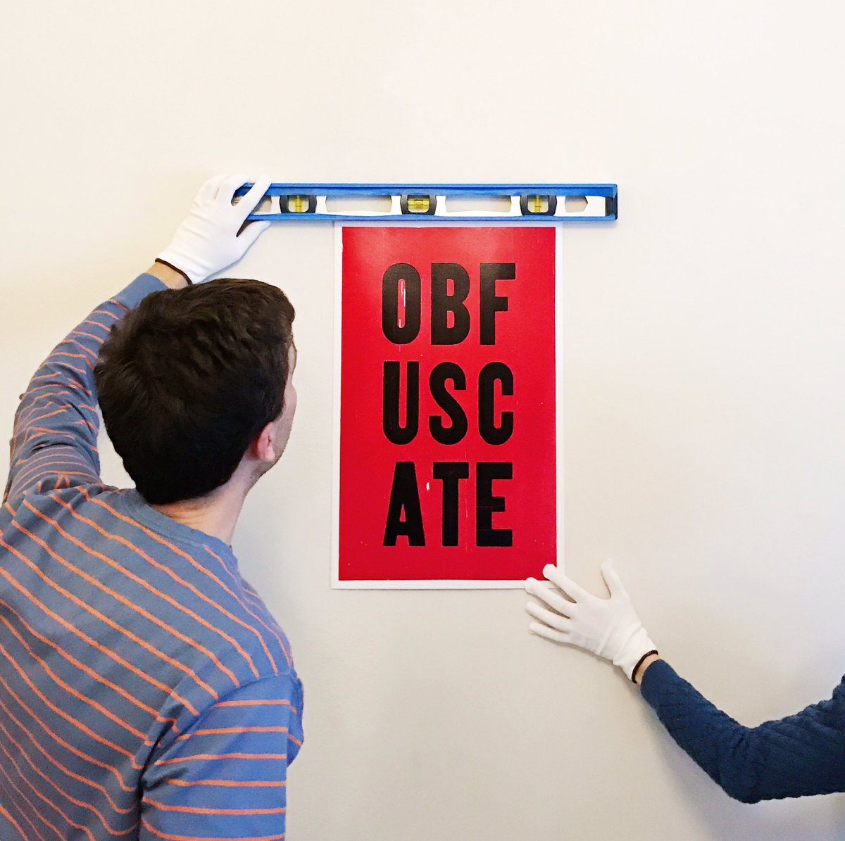 PRINTtEXT's tweet photo. Installing for Saturday's #SyntaxSeason opening with #KayRosen at the shop, 3-5pm! ๐
ฐ\โ๏ธ https://t.co/xzcq76OPoG https://t.co/Nievqmiu2e