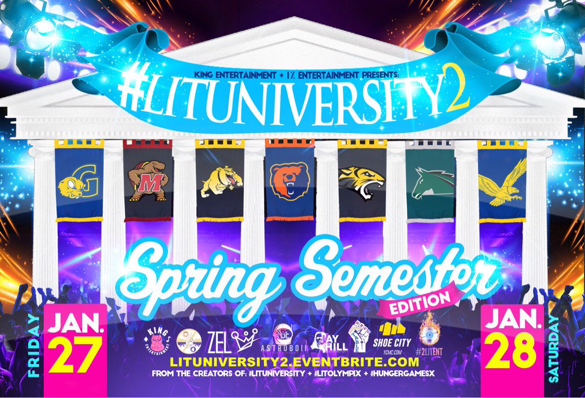 kendalofficial_'s tweet photo. #LitUniversity2 Starts TONIGHT‼️

No ticket, no problem👌🏾

PAY @ DOOR 🚪🙌🏾
Ladies $10 til 11PM

Shuttles Provided🚍🚍🚍
More Info: 301-675-2020 https://t.co/2ThrqzRpIj