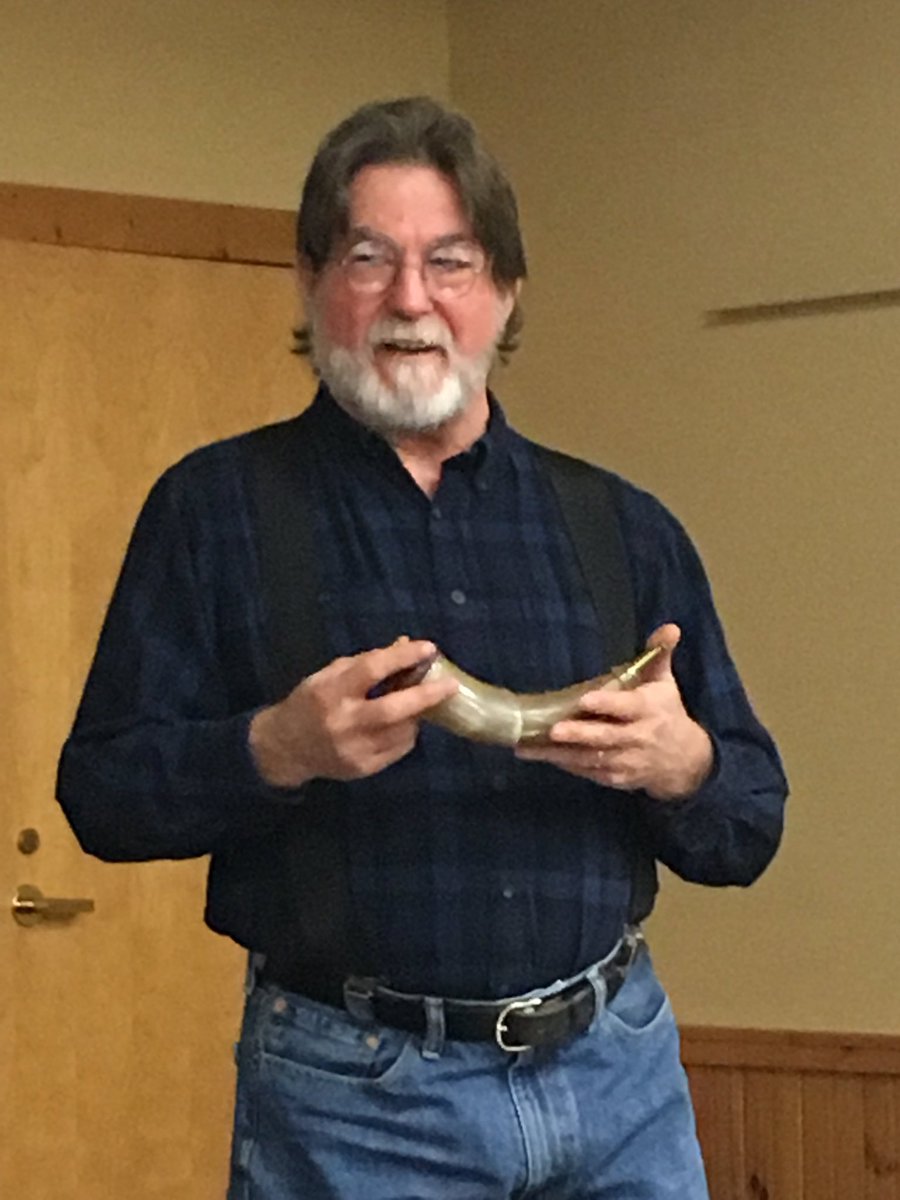 MaryTrigiani's tweet photo. Lunch with Daniel Boone Wilderness Trail Association was cool. In Natural Tunnel @VAStateParks-learned about #powderhorns from Ron Rauch. https://t.co/Thy3ltDvH0
