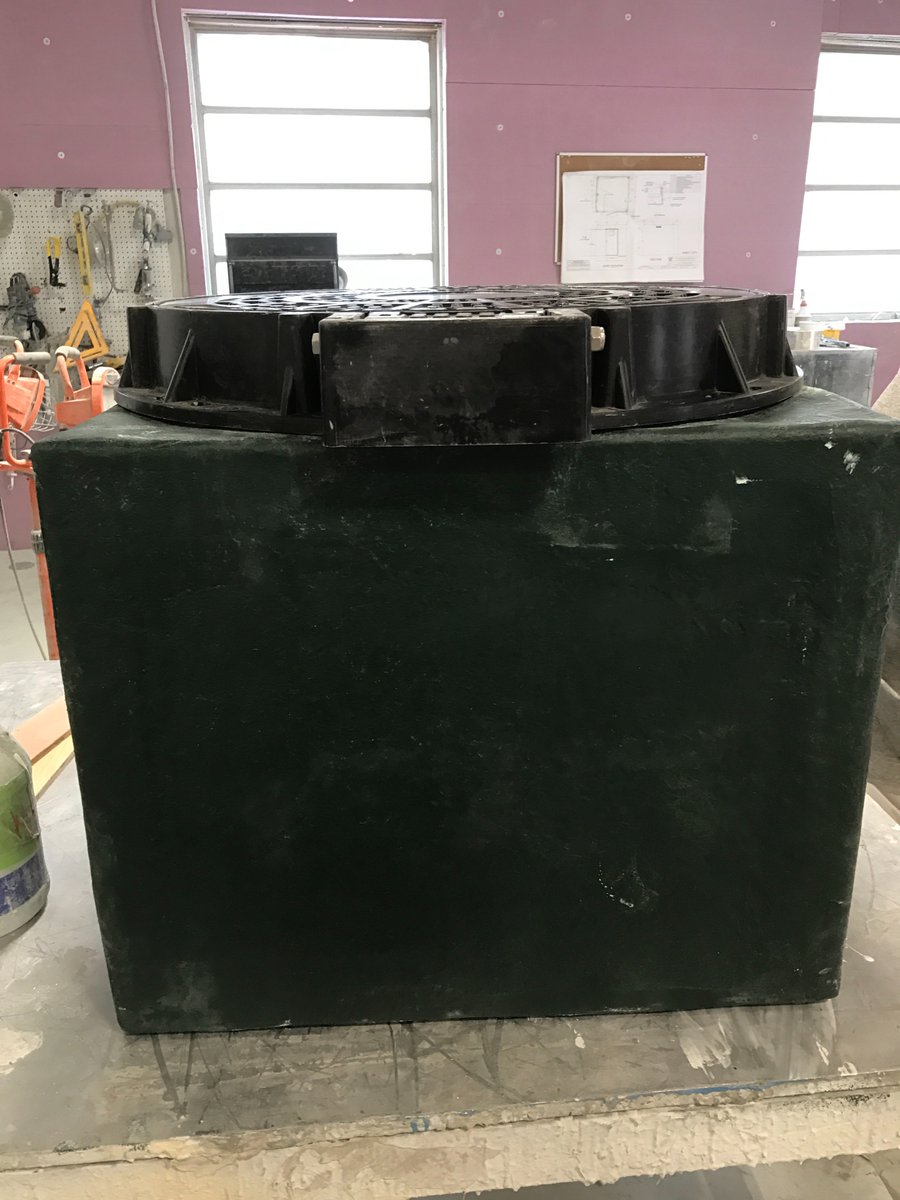 FiberglassDan's tweet photo. @FiberglassDan these manhole covers with vaults will take care of sinking holes. https://t.co/edg4WXEfvK