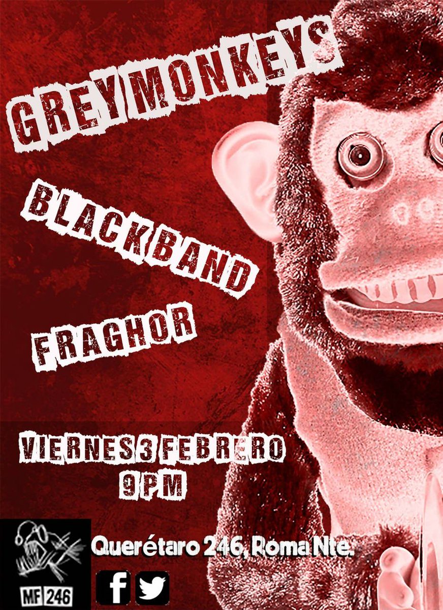 2Fraghor's tweet photo. #Fraghor en su segunda tocada del año el viernes 3 febrero. ¡Los esperamos en el @MultiForo246 ! ¡Próximamente el disco!
#Somoslaexplosion https://t.co/zFGyXbB9nB