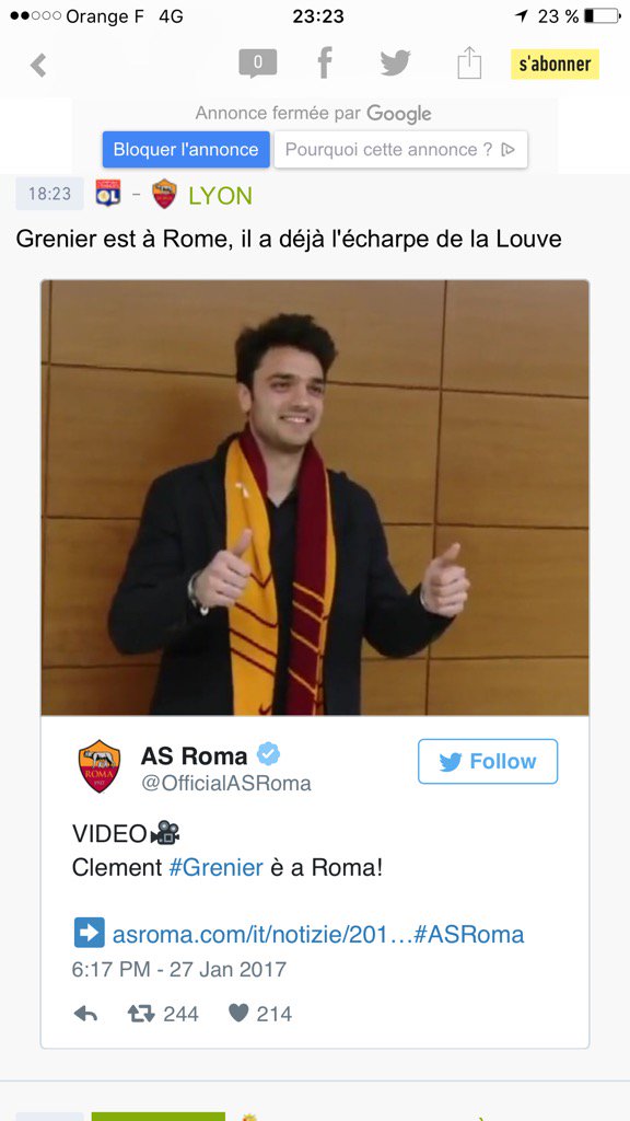 Belle aventure pour <a href="/clemgrenier/">Clément GRENIER</a> que nous sommes en train de finaliser avec mon partenaire et ami @PhilippeSAUZE