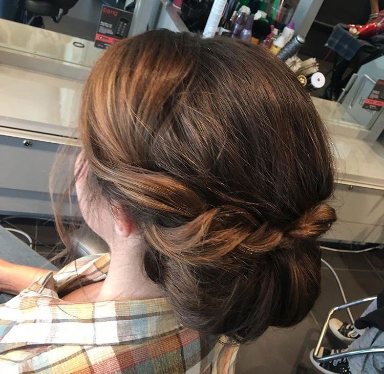 Soft, romantic updo by Michelle (@styledbyshelly_) at Bang Salon at The Yards. Have an upc… ift.tt/2jeG8LV