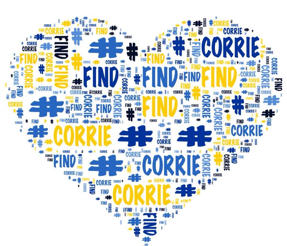 susiejane2611's tweet photo. #MustFindCorrie please RT or come forward if you have any info https://t.co/qDtIpgLXMO