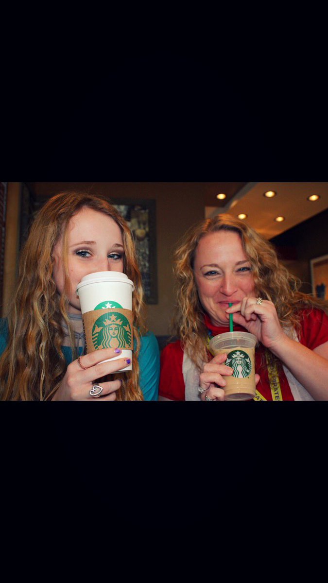 Just some blonde girls fulfilling your stereotypes at Starbucks