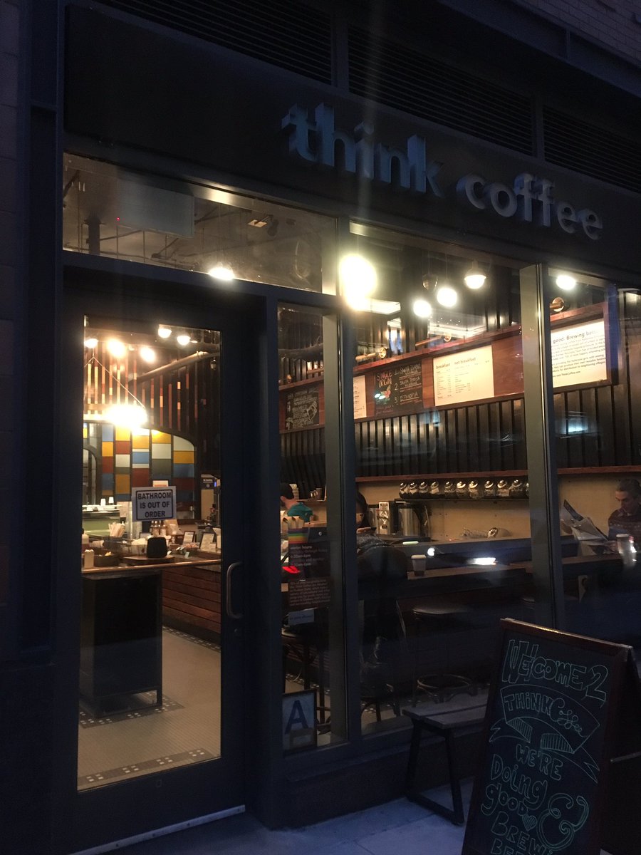 shuflx's tweet photo. One of our *BETA* users found @ThinkCoffeeNYC on his way to a bus stop, he says: "Try the Spanish latte!!!" #shuflix https://t.co/Fb9uRo7sFn