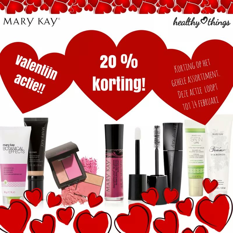 Iemand met Valentijn verrassen met een mooi product, check healthythings.nl en/of doe een pbtje.
#Valentijnsdag 
#hoorn 
#marykay