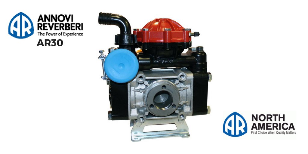 AR30 is the most common spraying diaphragm pump in the world. Read more arnorthamerica.com/products/diaph…