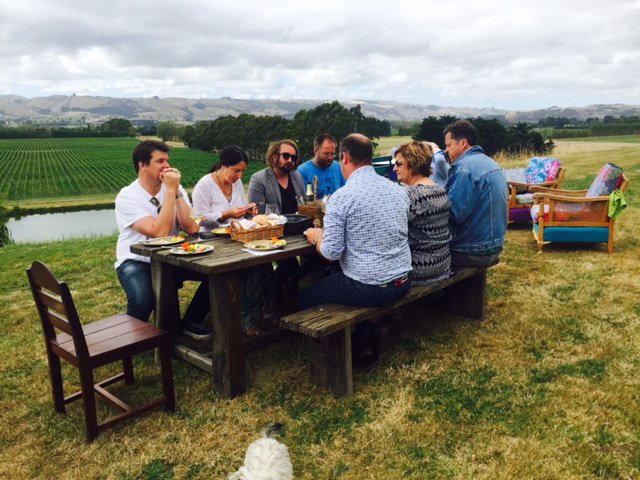 WairarapaWine's tweet photo. #wgtnwine welcomes media guests to sample our region pre #PinotNoirNZ 2017. #urlarwines #winefront #tpatersonwine #PinotMcQueen https://t.co/YMQpyF6H48