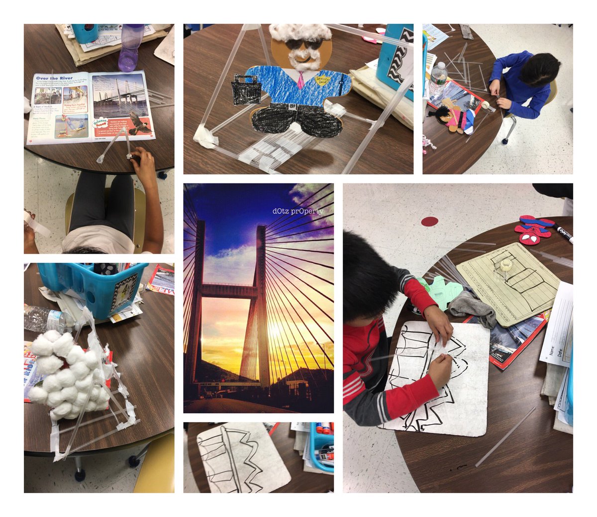 Researching, designing, and building bridges for our Gingerbread in disguise. <a href="/Kristin278/">Kristin Mueller</a> @mtelischak