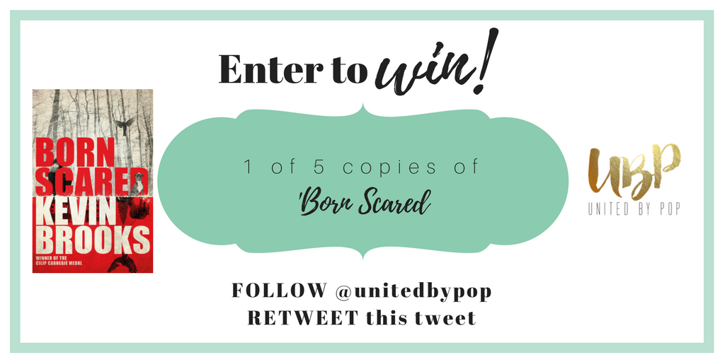 dillydondallie's tweet photo. #Win 1 of 5 Kevin Brooks' #BornScared. Follow @unitedbypop & RT. UK. @EMTeenFiction. T&C https://t.co/JyJdwyGFER https://t.co/ZsA8qPYdaM