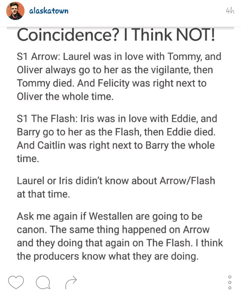 TrayBVmrsMorgan's tweet photo. OMG I so see it , too much Coincidences
#Snowbarry #SnowbarryIsReal #Flashfrost https://t.co/4ZK7vwyIGQ