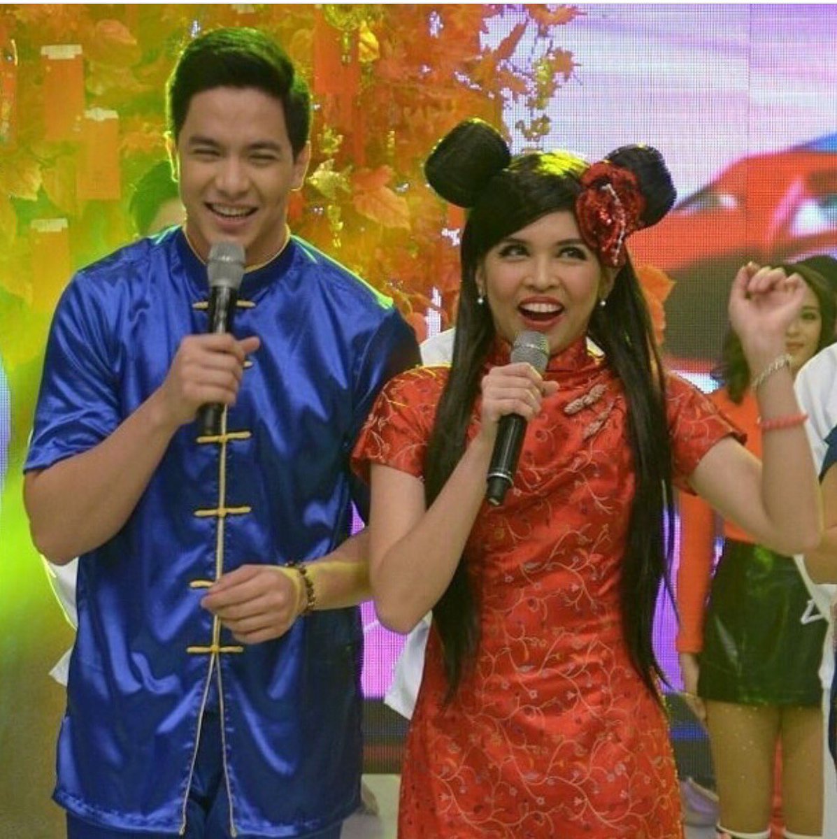 noivcalderon's tweet photo. Kung Hei Fat Choi @aldenrichards02 @mainedcm ADN @EatBulaga later ctto #ALDUBIncomparable https://t.co/X2si92xbgG