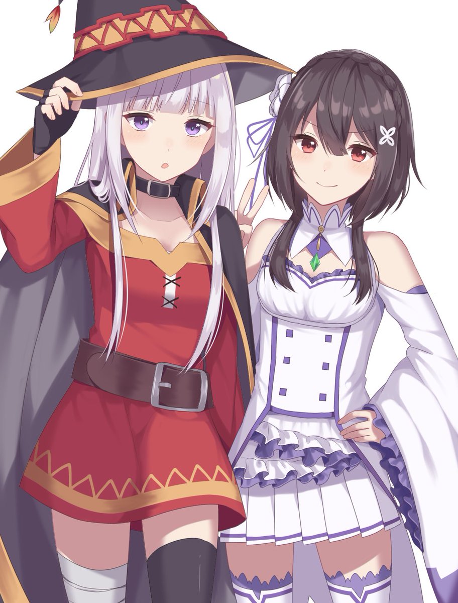 めぐみん 思索中 エミリアとめぐみんの衣装交換 艸 これですよね やっぱこれですよ B めぐみん 思索中 エミリアとめぐみんの衣装交換 艸 これですよね やっぱこれですよ B