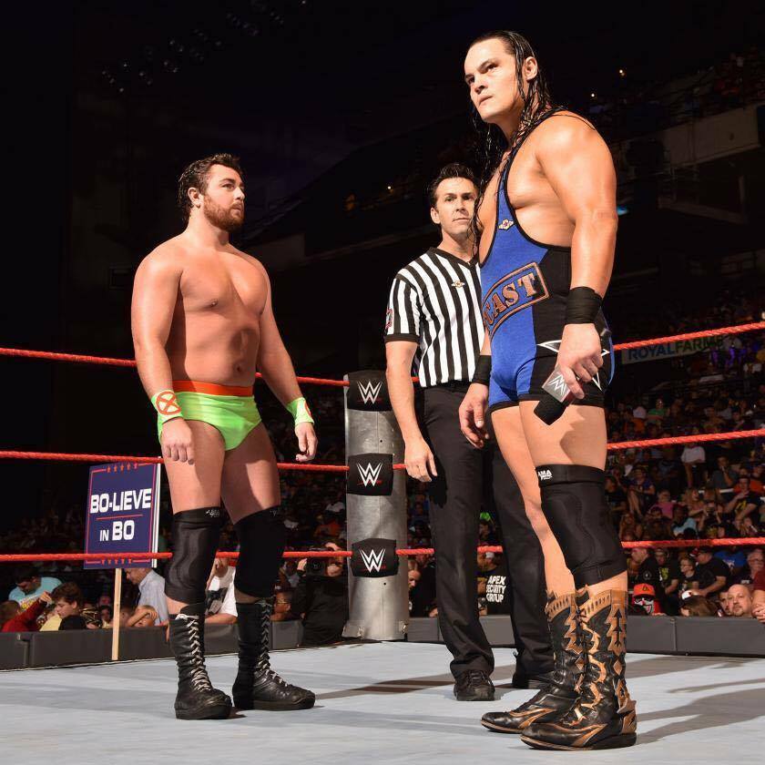 theRaceReels's tweet photo. FBF: @ItsBrandonScott comes face to face with @TheBoDallas on Monday Night Raw! #Xcellence #BoLeive #PPW https://t.co/jmXYmbFJ4j
